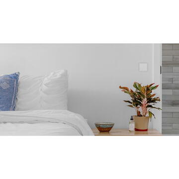 Intrerupator inteligent TESLA TSL-SWI-WIFI1, Wireless, 100‒240 V, Alb