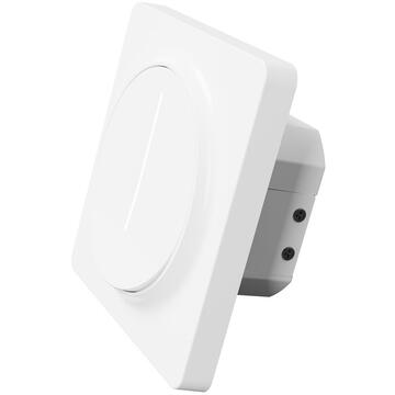 Intrerupator inteligent TESLA TSL-SWI-DIMMERT, Wireless, 100‒240 V, Alb