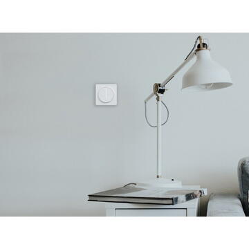 Intrerupator inteligent TESLA TSL-SWI-DIMMERT, Wireless, 100‒240 V, Alb