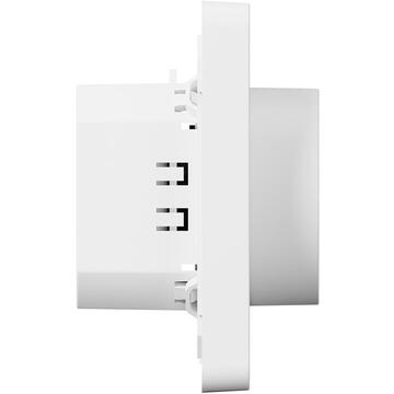 Intrerupator inteligent TESLA TSL-SWI-DIMMER, Wireless, 100‒240 V AC, Alb