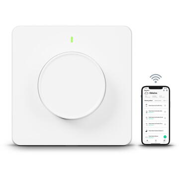 Intrerupator inteligent TESLA TSL-SWI-DIMMER, Wireless, 100‒240 V AC, Alb
