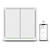 Intrerupator inteligent TESLA TSL-SWI-WIFI2, Wireless, 100‒240 V, Alb
