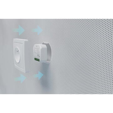 Intrerupator inteligent TESLA TSL-SWI-WBREAK2, Wireless, 1200 W, 240 VAC, 5 A, Alb