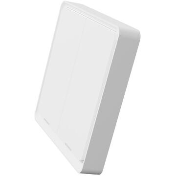 Intrerupator inteligent TESLA TSL-SWI-SCENEZG2, Wireless, 25 m, Alb