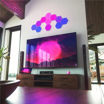 Nanoleaf NL42-6002HX-15PK, RGB, Wi-Fi, Alb
