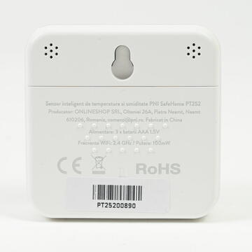 PNI-PT252, Wireless, 4.5 V, 2.4 GHz, Alb