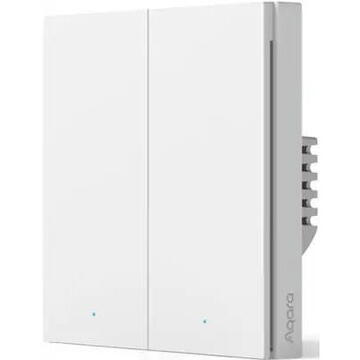 Intrerupator inteligent Xiaomi WS-EUK02, 8 A, Alb