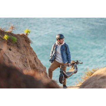 Trotineta Electrica Segway P65E 25 km/h, Viteza maxima 25 km/h, Dimensiune roti 10.5 inch ,Autonomie max 65 km, Negru