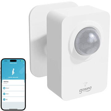 Senzor de miscare Gosund Zigbee  ST20, detectie 128°, 70x45x35.6mm