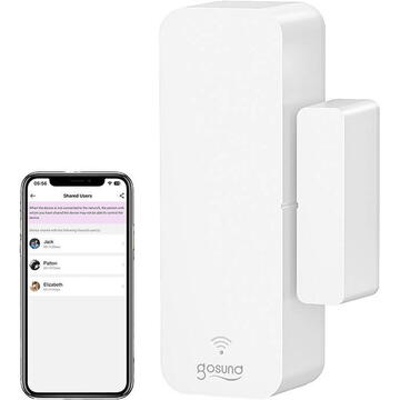 Gosund Senzor inteligent ZigBee 3.0 pentru ușă/fereastră Wi-Fi ST18