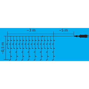 Somogyi Ghirlanda turturi LED SMART RGB, iSparkle, 108 LED, IP44
