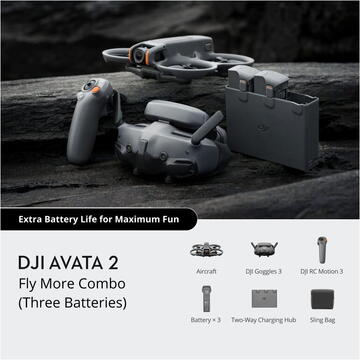 DJI Avata 2 Fly More Combo 3 x Acumulator
