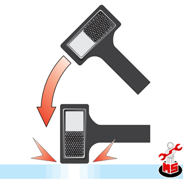 Yato Ciocan de cauciuc cu absorbție 1,31 kg 350 mm (YT-4623)