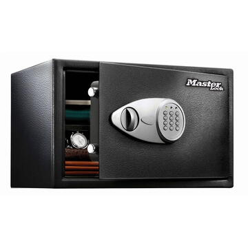 Seifuri si casete de valori MASTER LOCK X125ML, 33.3 l, Cifru electronic, Otel solid, Negru
