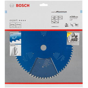 Bosch Panza de fierastrau circular, 216 x 30 x 2.6 mm, 64 dinti