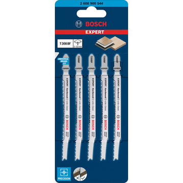 Bosch Set 5 panze fierastrau sabie pentru lemn, 117 mm