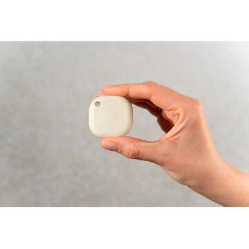 Buton inteligent Shelly Blu Button Tough 1, rezistent la apa si socuri, bej, 42x42x13mm