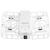 HOVERAir X1, 32 GB, Rezolutie video 2704x1520 pixeli, 1050 mAh, Alb