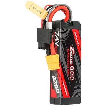 Gens ace G-Tech 2200mAh 7.4V 2S1P 60C GRP-76 Hardcase Lipo Battery Pack with XT60 plug