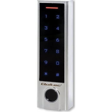 Yala Inteligenta QOLTEC 52448, IP68, Negru/Argintiu