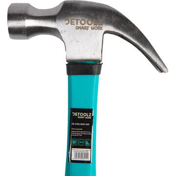 Detoolz Ciocan dulgher forjat coada fibra sticla pp+tpr 450g