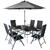 HECHT SHADOWSET - Set mobilier de gradina (1+6) si umbrela