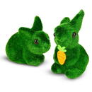 GLOBIZ Decor de Paște - iepuraș - 2 tipuri - 10 cm - verde