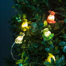 GLOBIZ Șir de lumină LED - iepuraș - 2 m - 20 LED - 2 x AA