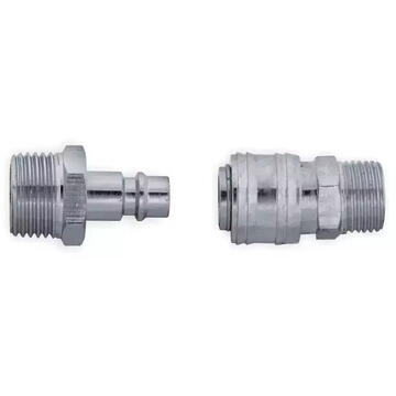 DEDRA-EXIM Set cuple rapide cu filet exterior 1/2"
