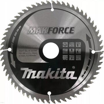 Makita Disc Circular  B-32390, Makforce, 190×30 mm, 60T