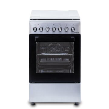 Samus SM562AENS1 INOX, 4 arzatoare, Aprindere electrica, Inox