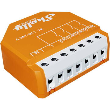 Shelly Comutator wireless 110-240VAC Portocaliu