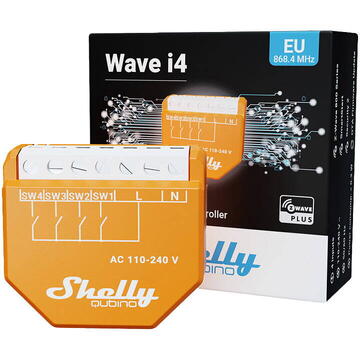 Shelly Comutator wireless 110-240VAC Portocaliu