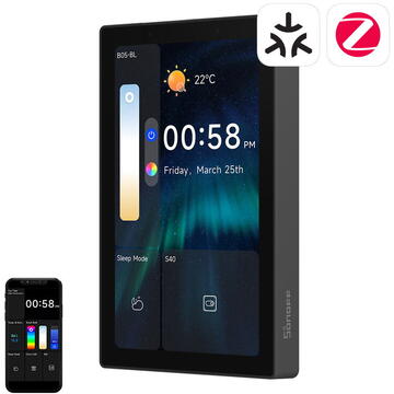 Intrerupator inteligent Sonoff 51326, Wireless, Negru