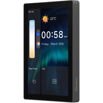 Intrerupator inteligent Sonoff 51326, Wireless, Negru