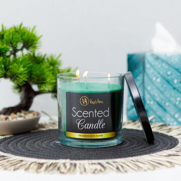 Vog und Arths Lumânare parfumată – Santal & Miere – 350 g