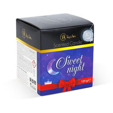 Vog und Arths Lumânare parfumată – „Noapte dulce” (lavandă) – 125 g