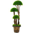 GLOBIZ Decoratiune cu plantă artificială - Arbust Boxwood sferic - 90 cm