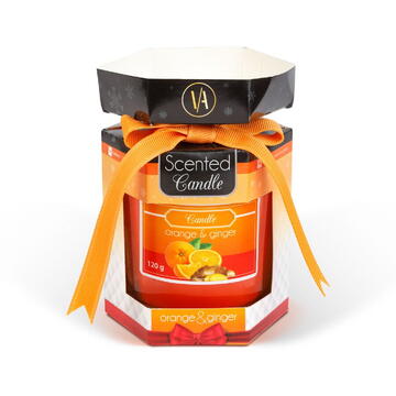 Vog und Arths Lumânare parfumată - portocale și ghimbir - 120 g