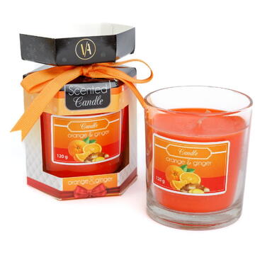 Vog und Arths Lumânare parfumată - portocale și ghimbir - 120 g