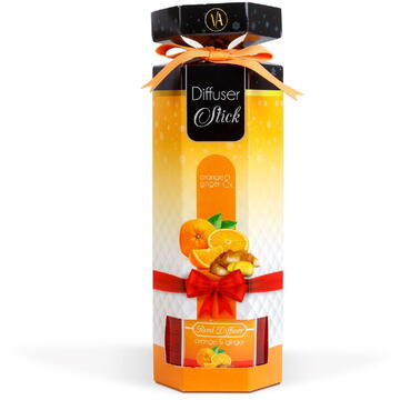 Vog und Arths Odorizant cu bețe - portocale & ghimbir - 100 ml