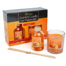 Vog und Arths Set lumânare parfumată și odorizant cu bețe - dovleac - 120 g + 100 ml