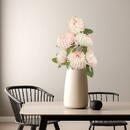 GLOBIZ Plantă artificială decorativă - Crizantemă roz - 12 x 58 cm