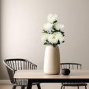 GLOBIZ Plantă artificială decorativă - Crizantemă albă - 12 x 58 cm