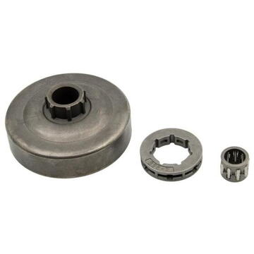 Oala ambreiaj - stea + colivie Husqvarna: 136, 137, 141, 142 (3/25) - (3 piese)