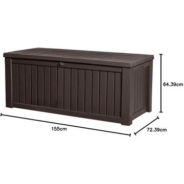 Keter Cutie depozitare Rockwood 150 Maro