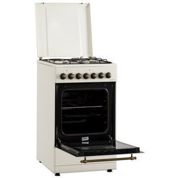 Samus SR550EL3C1, Electric, Gaz, 4 arzatoare, Crem