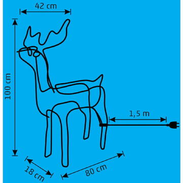 Somogyi Cerb rope-light, 85x98.5 cm