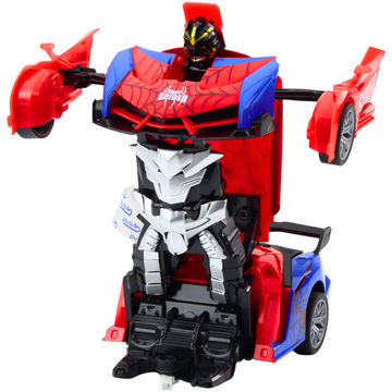 Lean Toys Mașină robot păianjen controlată de la distanță 2 în 1 lumini sunete