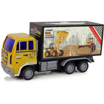 Lean Toys Camion de construcții cu telecomandă 1:24 Galben